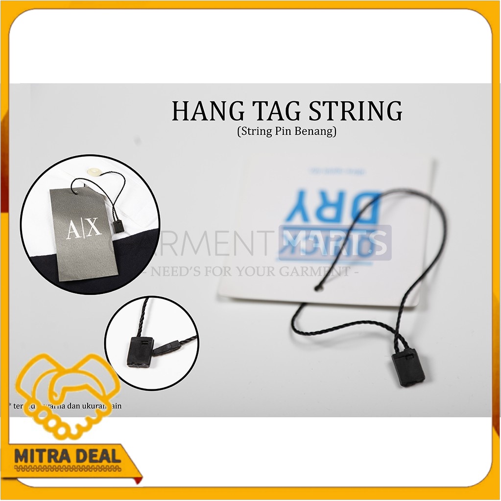 

[COD] TALI HANG TAG MERK ARROW TOP PIN (100pcs)