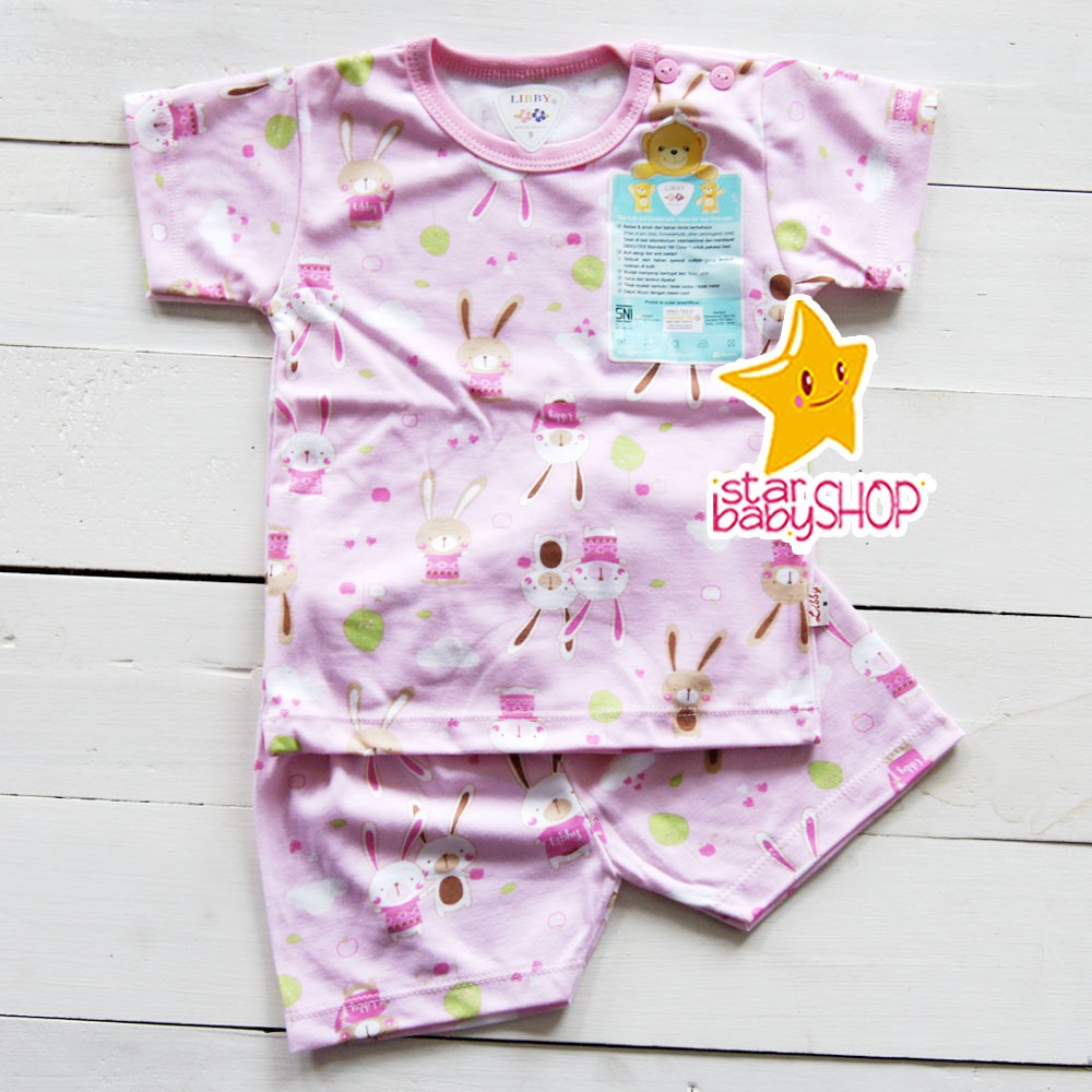 Libby Baby Setelan Bayi Baju Bayi Celana Bayi Libby Baby MOTIF CEWEK | COWOK STARBABYSHOP