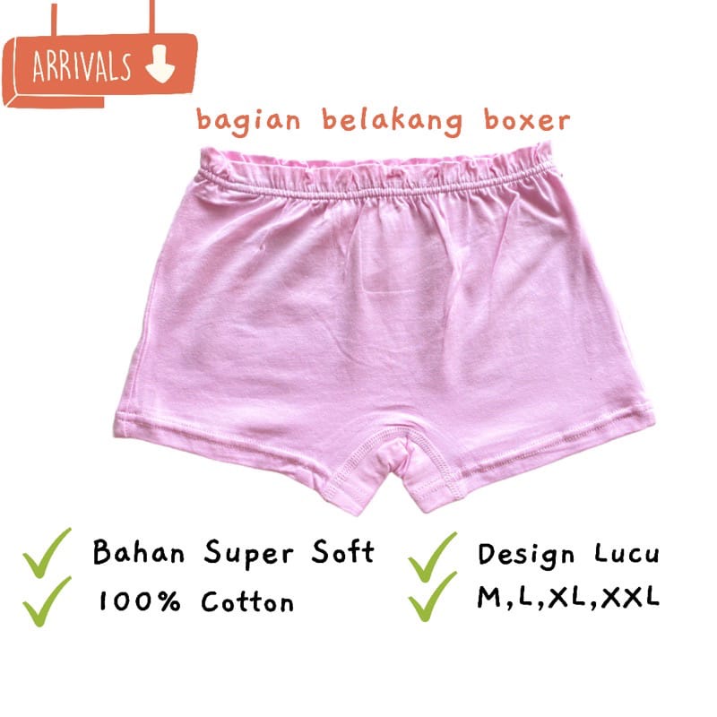 CD Celana Dalam Anak Boxer Anak Perempuan Cewek Remaja Katun Adem Kualitas Import Celana Dalam Boxer Anak Bayi