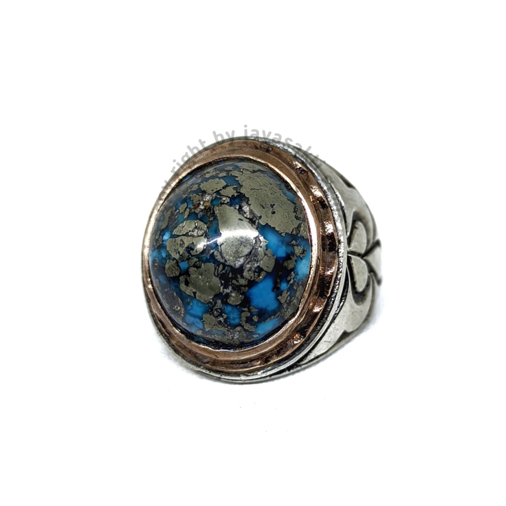 Natural Batu Akik Badar Perak Persia Original BPP01