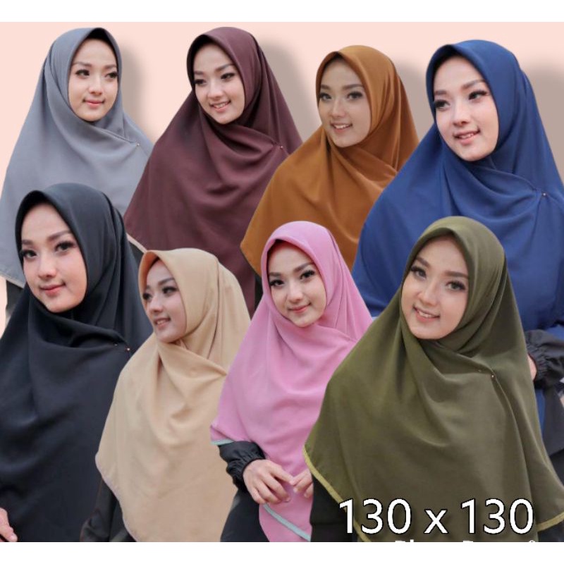 HIJAB SEGIEMPAT SYARI AJP 03 • AURANY  • 130 X 130 APL LIST