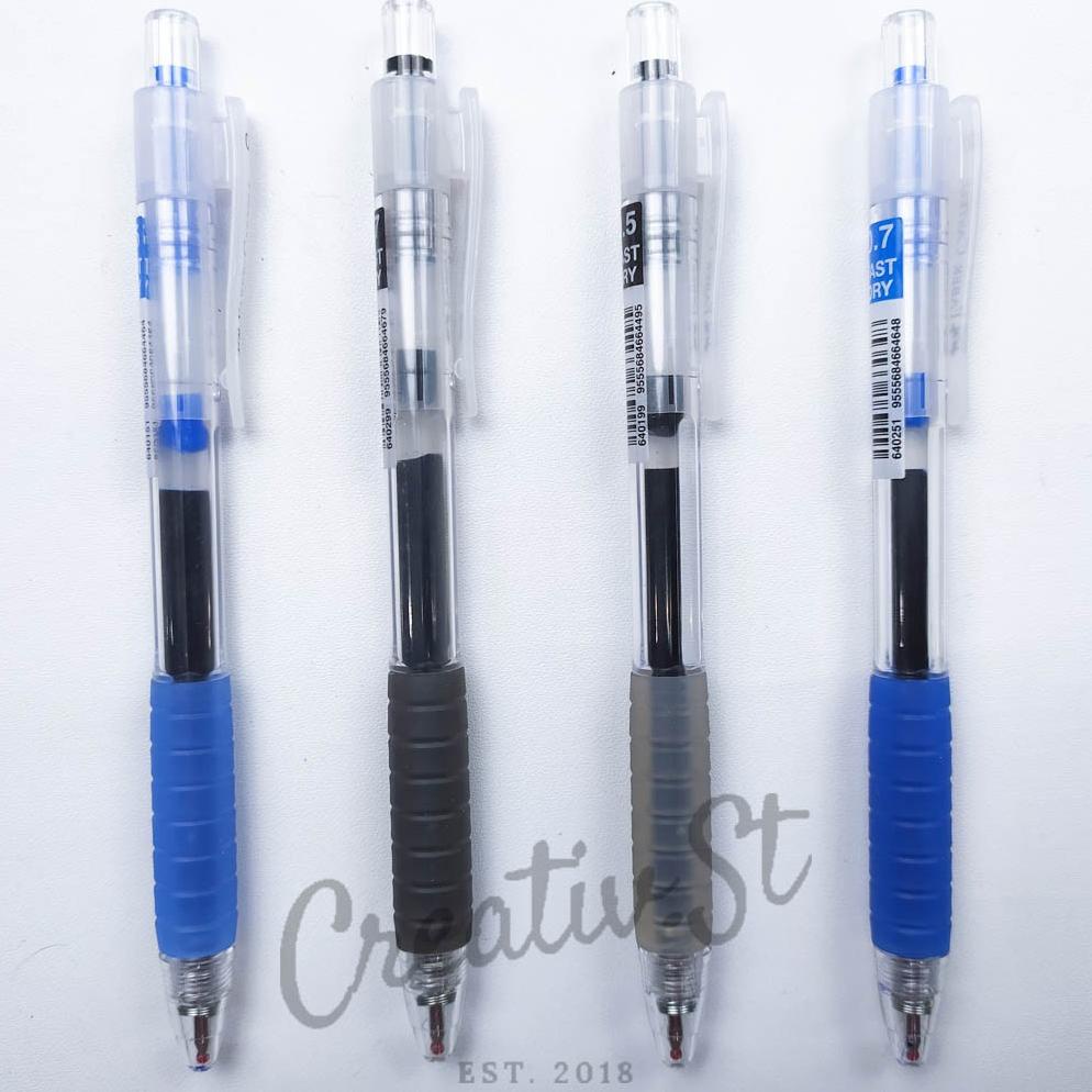 

[(BAYAR DITEMPAT) Pulpen Air Gel Fast Dry Faber Castell 0.5Mm / 0.7Mm