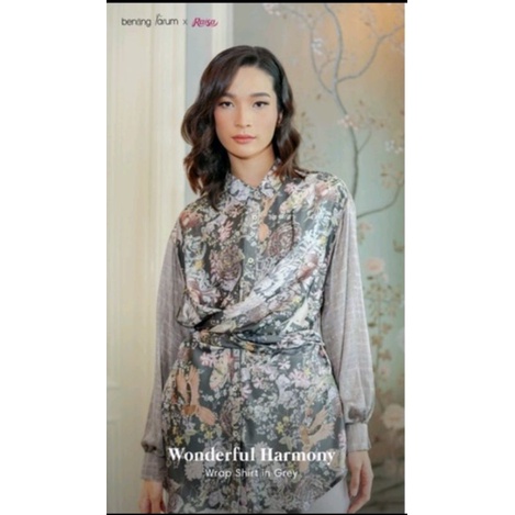 Wonderful Harmony Wrap Shirt Benang Jarum x Raisa New (SOLD)
