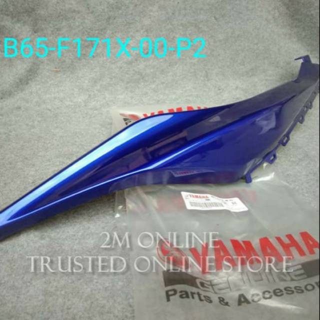 Body belakang Kiri Aerox 155 biru original ygp