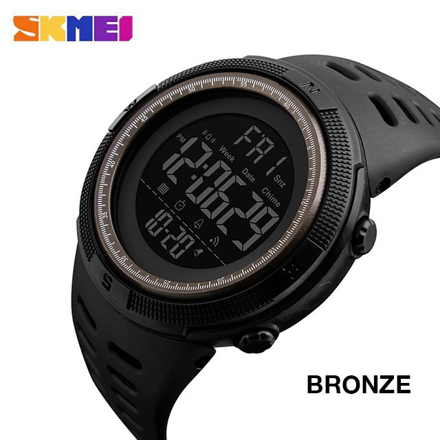 SKMEI 1251 Jam Tangan Pria Digital Dual Time Anti Air WATCHKITE SBY