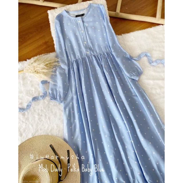 MIDI POLKA BLUE IWEARMYSHA