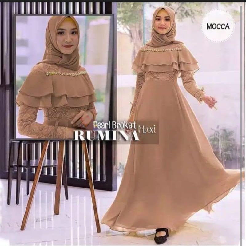 Harga Model Baju Gamis Brokat Terbaik Dress Muslim Fashion Muslim Mei 2021 Shopee Indonesia