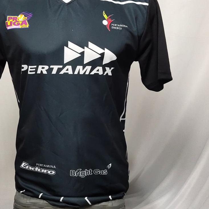 ♀ jersey voli jakarta pertamina energi kaos proliga JPE atasan printing SAUNG SPORT ●
