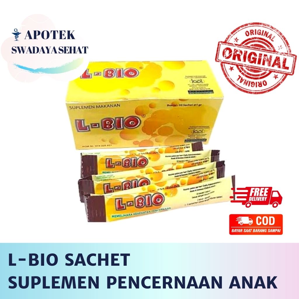 L-BIO Sachet - Vitamin Pencernaan Anak Lactobacillus l-bio lbio l bio