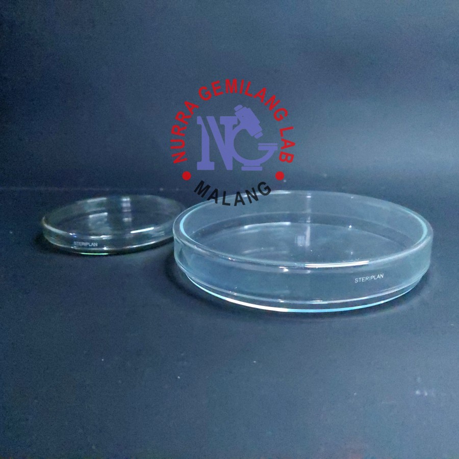 Cawan Petri Petridish Kaca 100x15mm 100x20mm Iwaki