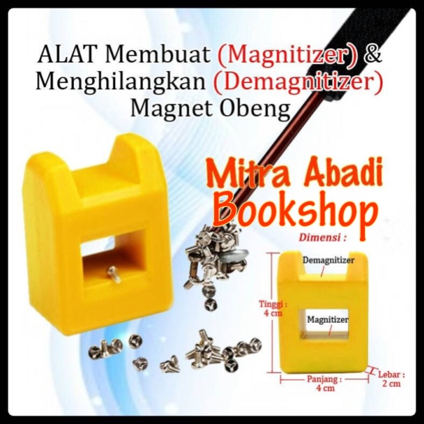 Magnetizer-Demagnetizer Tools (Alat Pembuat/Penghilang Magnet Obeng)