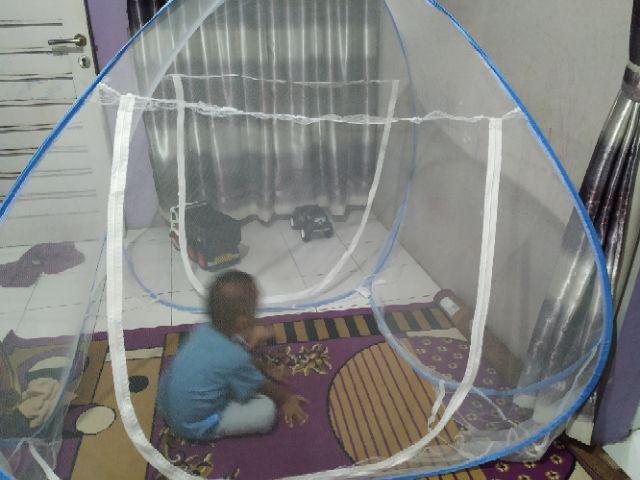 (1kg) Shenar Kelambu Tempat Tidur Butterfly ( Anti Nyamuk) Bawahnya Bolong