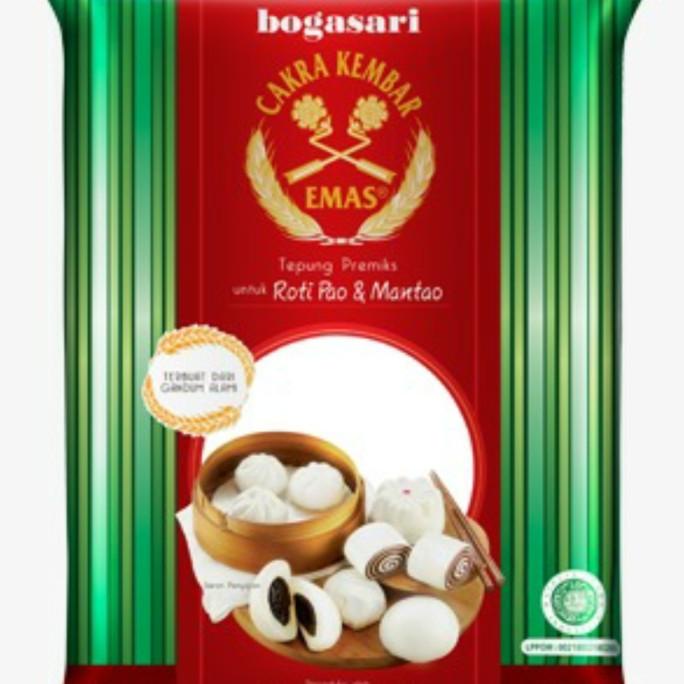 

TEPUNG CAKRA KEMBAR EMAS ROTI PAO & MANTAO 5 KG