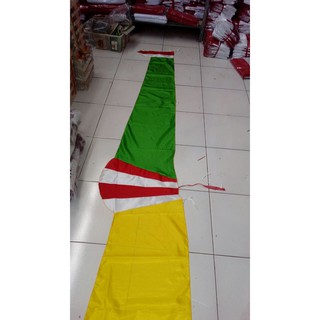 Bendera umbul umbul layur 2 warna panjang 3 meter    | Shopee