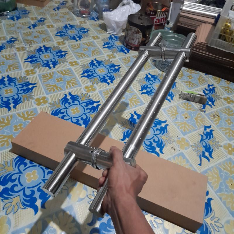 handle pintul kaki tembus SPB 45cm 60cm gagang taruikan pintu minimalis model terbaru murah mewah