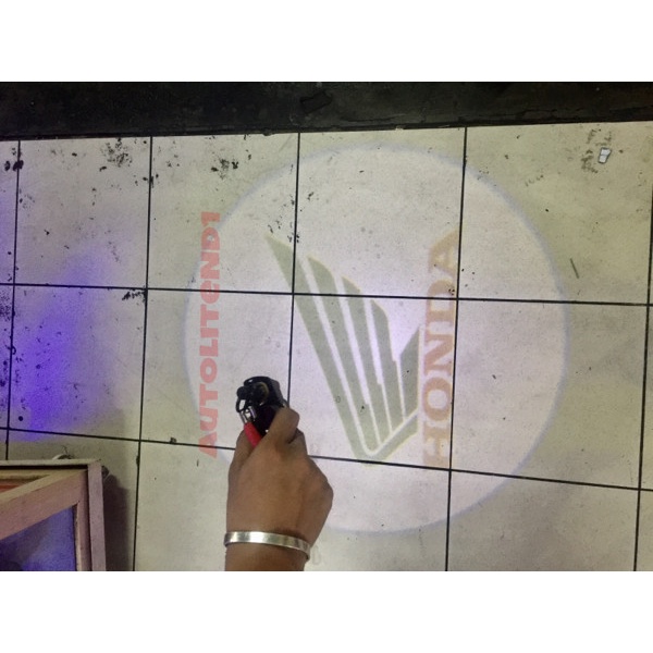 LAMPU LOGO LASER LED HONDA BATMAN mobil motor BY ADN