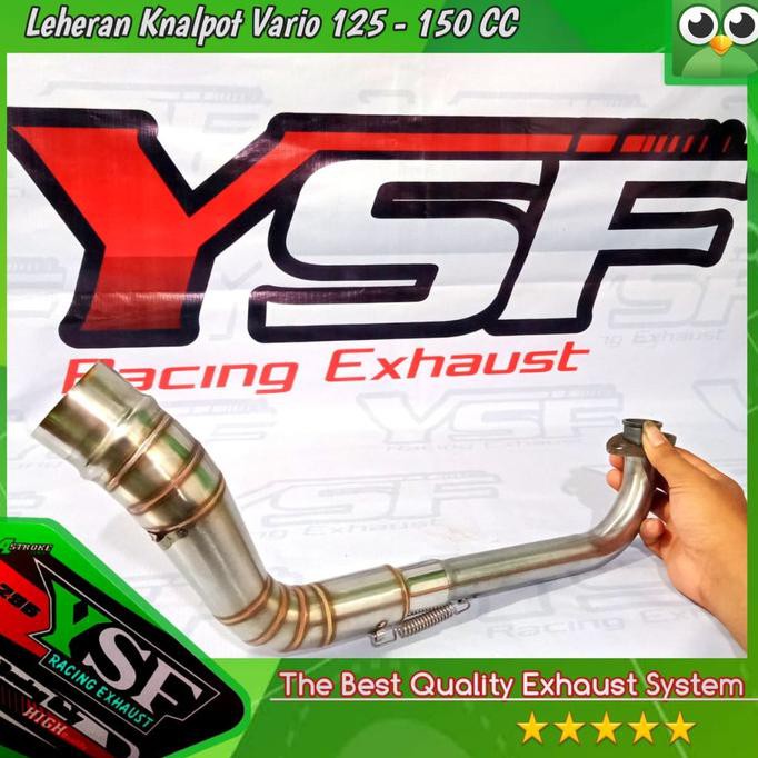 leher pipa header knalpot metic vario 125 -150cc inlet 50mm COD