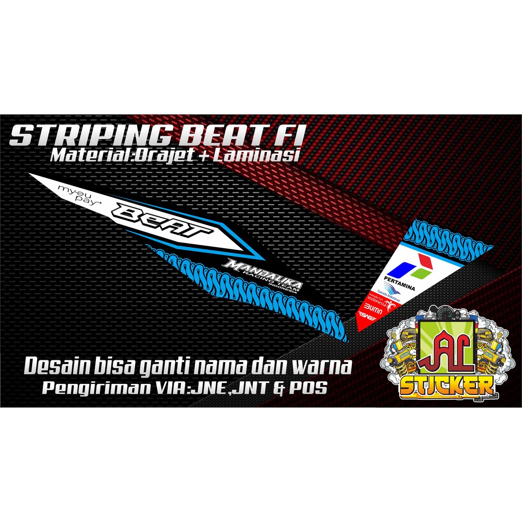 Striping Beat FI Road Race Livery Mandalika Racing Team