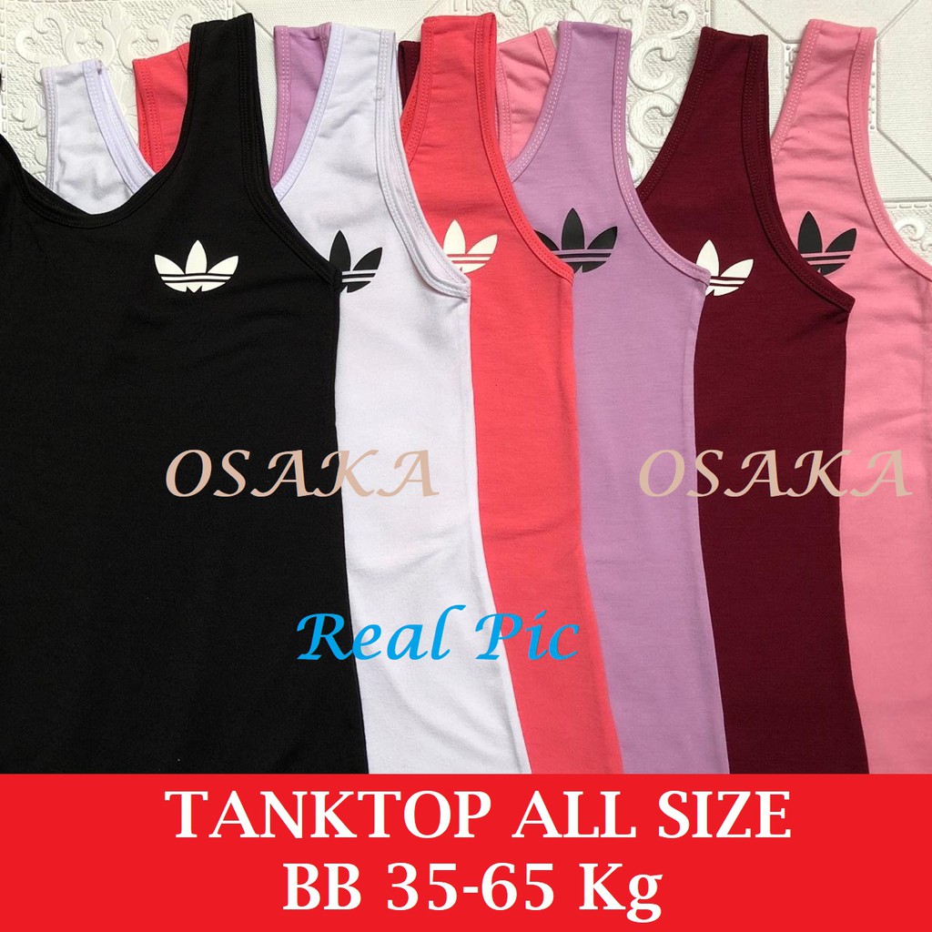 Tanktop Wanita Tangtop Tank Top Tengtop Tali besar dan kecil All size