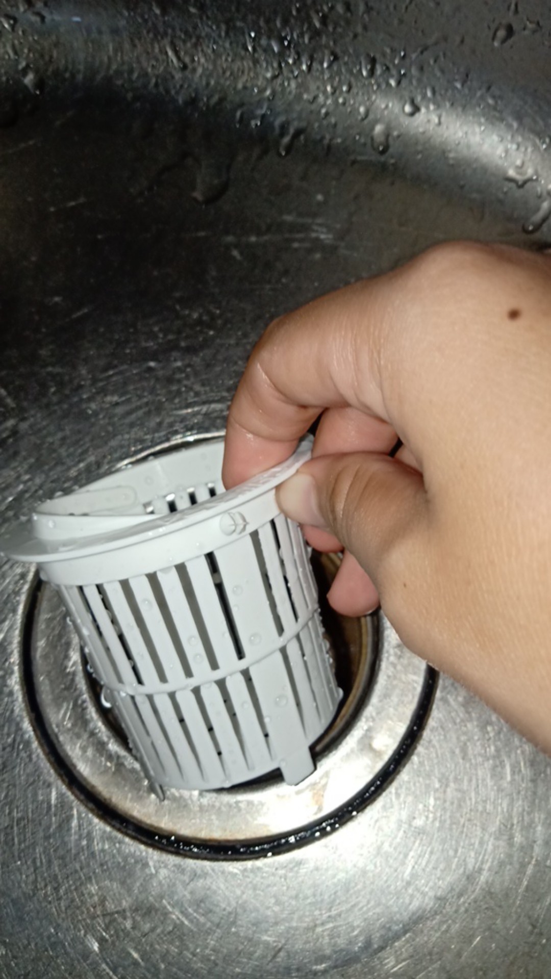 Saringan Dalam Plastik Untuk Afur Wastafel Keranjang Nj62