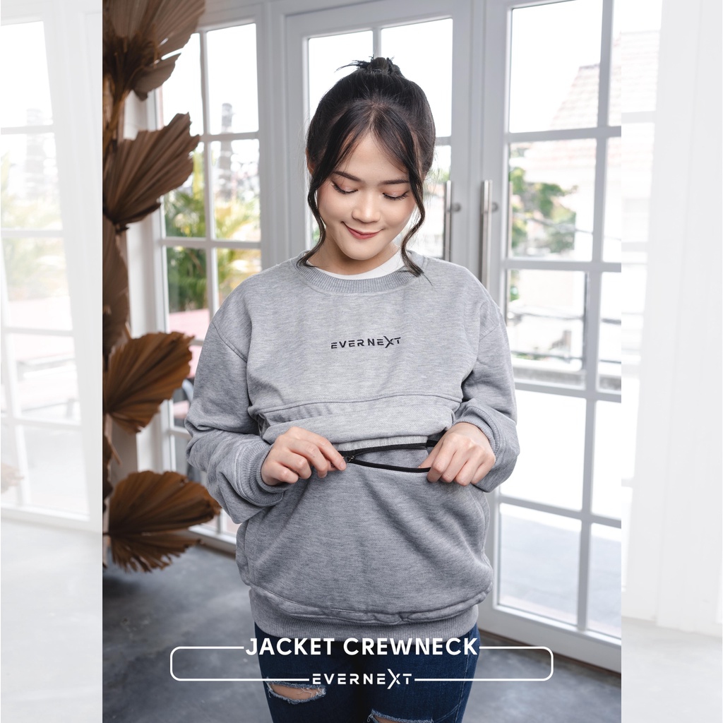 Sweater Crewneck Doraemon Pocket Sweater Fleece Tebal Adem Nyaman Lembut Sweater Wanita Sweater Cewek Oversize Premium Quality