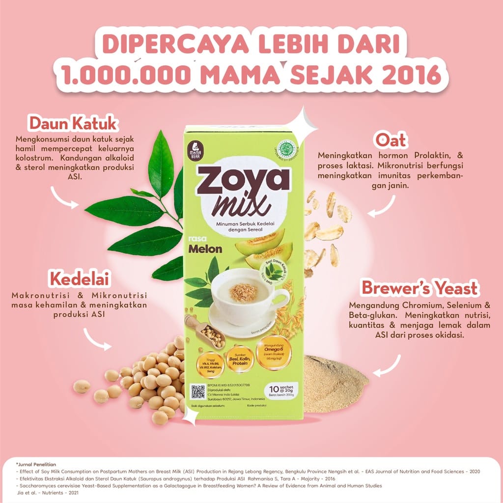 MAMA BEAR ZOYA MIX / SUSU PELANCAR ASI / ASI BOOSTER / SUSU SOYA / SUSU KEDELAI / SOYA MILK