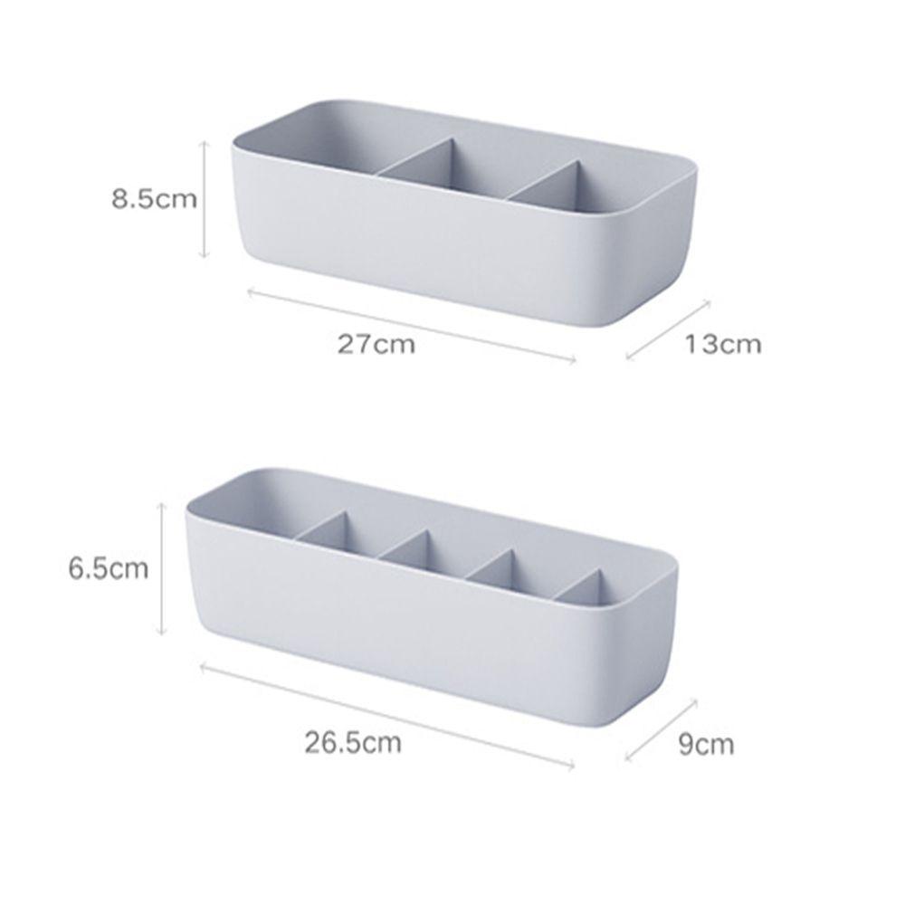 Solighter Drawer Organizers Plastic Simple Desktop Drawer Underwear Organizer Kotak Penyimpanan Plastik