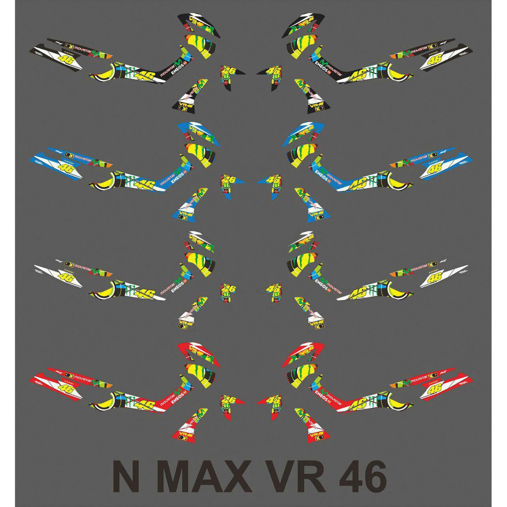 Sticker Striping Motor Yamaha Nmax VR46