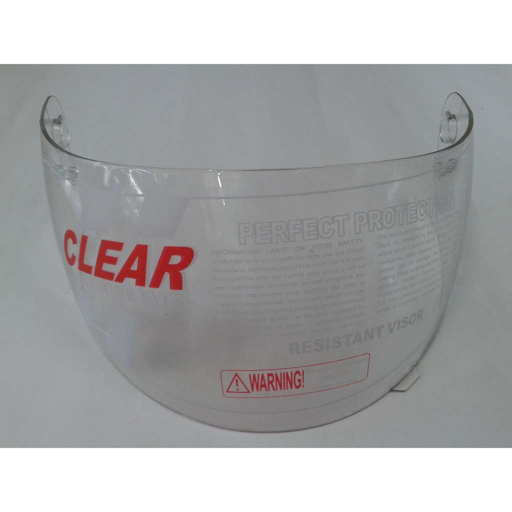 Kaca helm teropong BMC Star / BMC Blade warna Bening (putih)