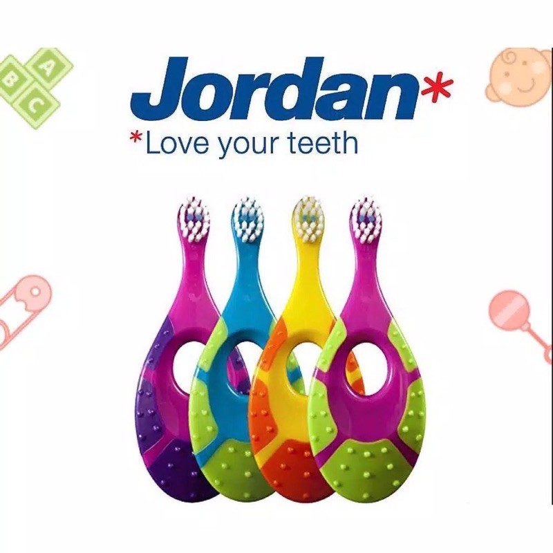 Jordan Sikat Gigi dan pasta Gigi Anak / Jordan Toothbrush / Step 1 / Step 2 / Step 3 / Dewasa