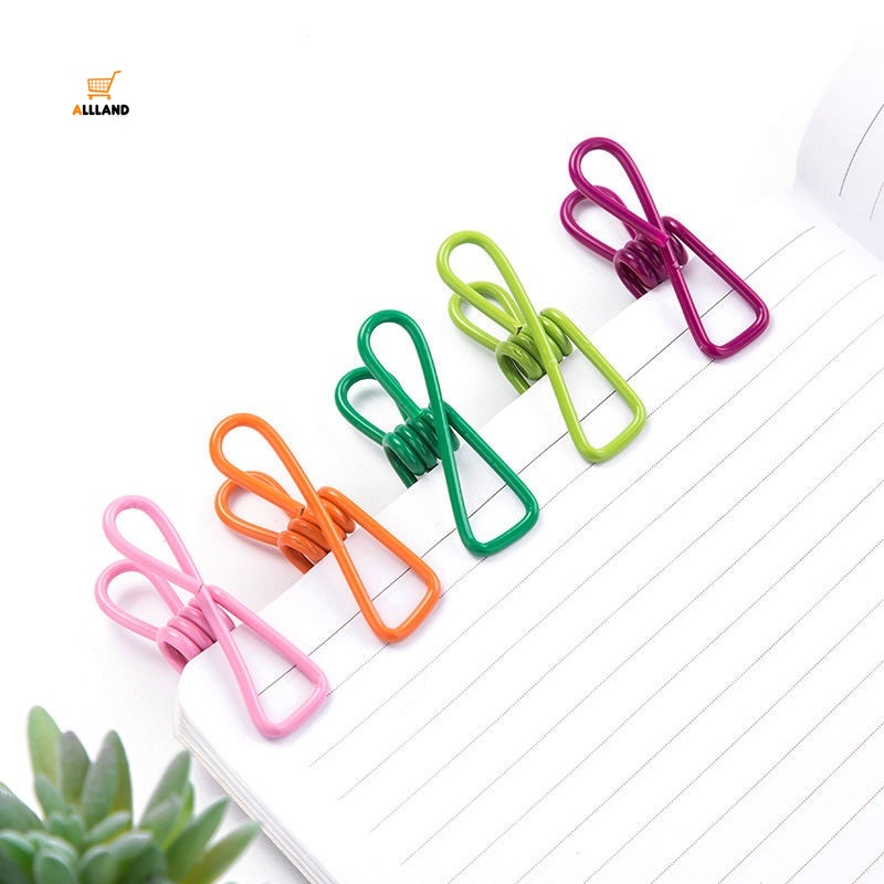 Holder Kartu / Foto / Catatan Mini Multifungsi Bahan Metal Warna Acak