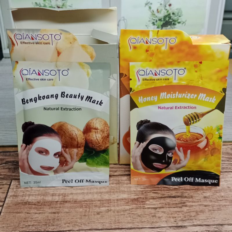 Masker Qiansoto Natural Extraction Ori(pcs)