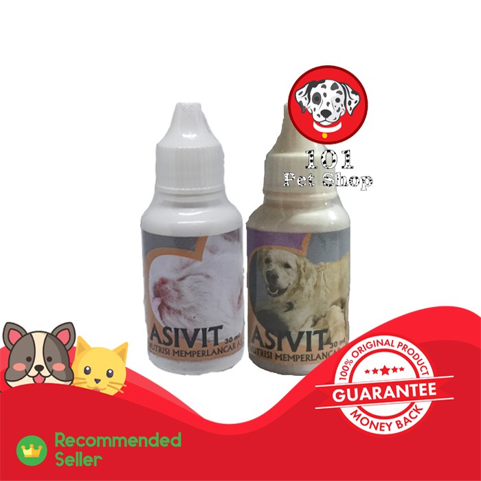 Asivit nutrisi mempelancar asi kucing &amp; anjing ( memperbanyak susu )