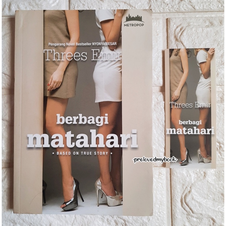 [KOLPRI] SALE ORIGINAL Buku Novel Bekas, Buku Preloved, Novel Bekas, Novel Preloved-BERBAGI MATAHARI