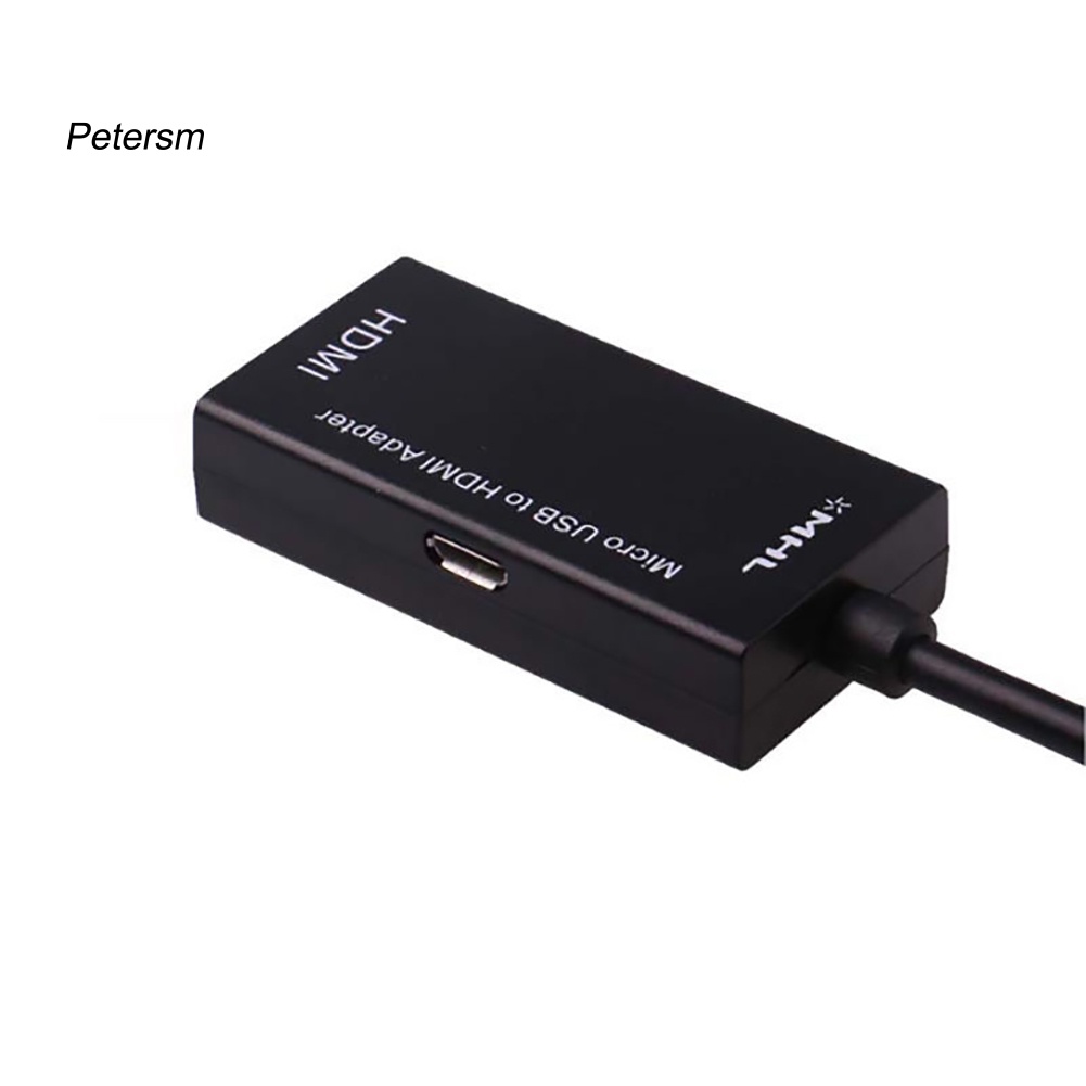 (Pt) S2 Mhl Adapter Konverter Micro Usb Ke Hdmi 1080p Untuk Android Samsung Huawei