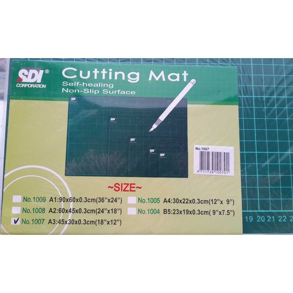 

Eksklusif Cutting Mat / Alas Potong SDI A3 (45 x 30 x 0,3 cm) Murah