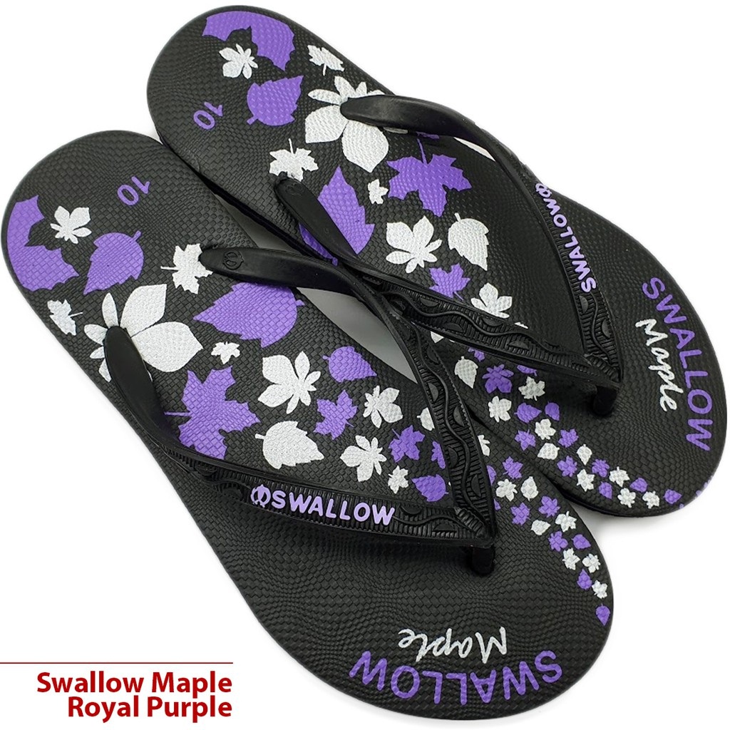 Sandal Jepit Wanita Swallow Maple Original Motif Bunga