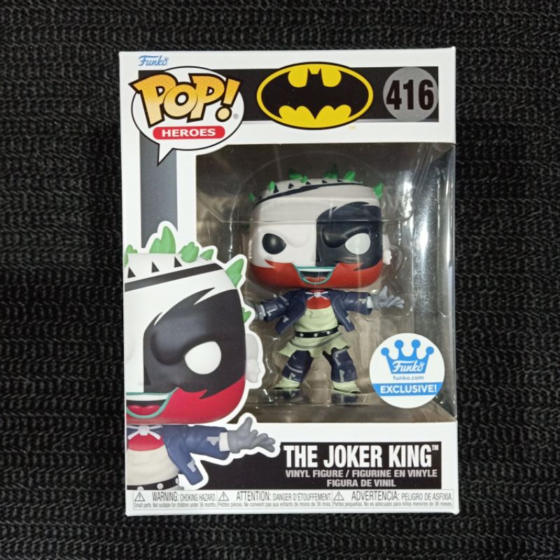 Funko Pop BATMAN : THE JOKER KING #416 (Funko Shop Exclusive)