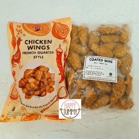

Chicken wings coated new orleans 1kg like PHD frozen sayap ayam 777