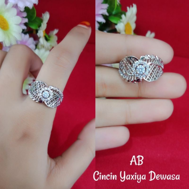 cincin matahari lapis emas putih