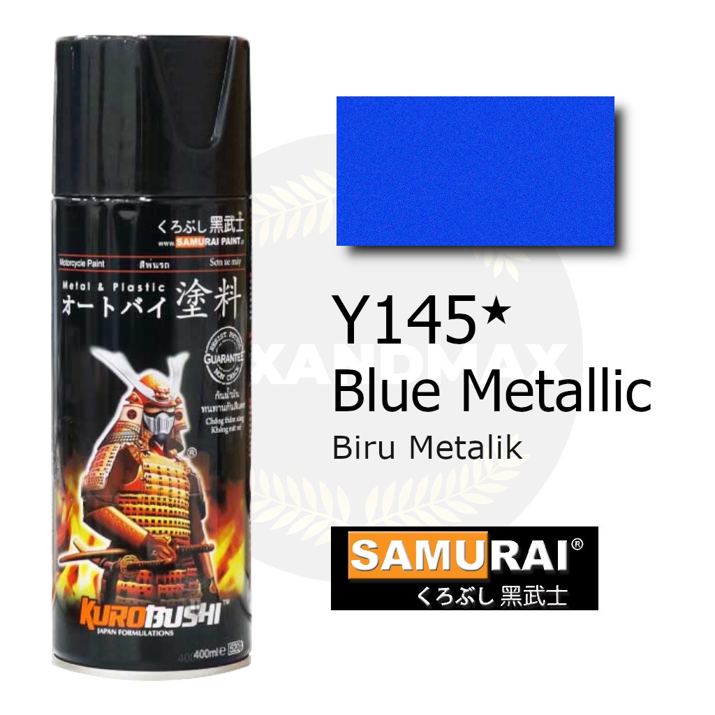 Samurai Paint Y145 Blue Metallic 400 ml - Cat Semprot