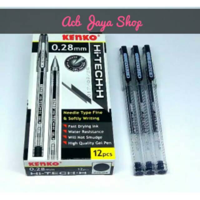 

Pulpen Kenko Hi-TECH-H - 0.28 mm Murah (Acb Berkah Stationery)