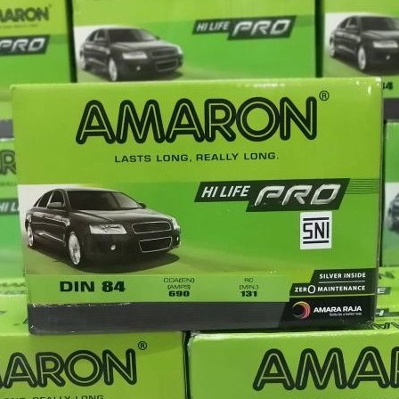 Amaron Pro DIN 84 / 58024 Aki Kering 84Ah untuk Mobil Eropa, Amerika, dan Jepang