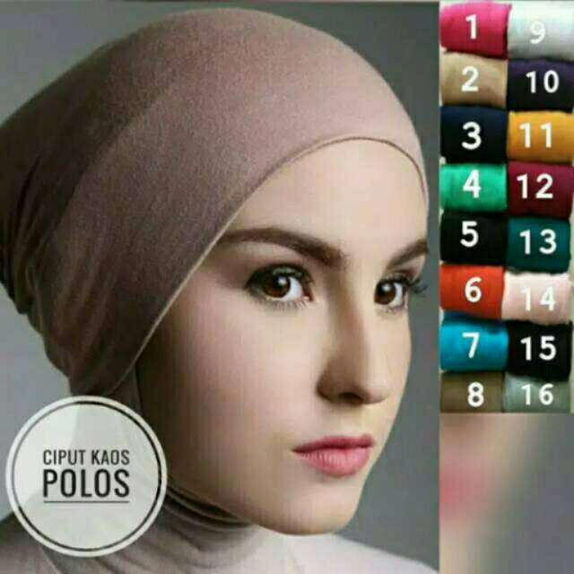 Ciput Kaos Polos / Inner Spandek Polos