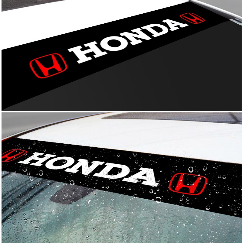 Stiker Kaca Depan Belakang Mobil Tahan Air Untuk Honda Civic Jazz City CRV Accord BRV HRV