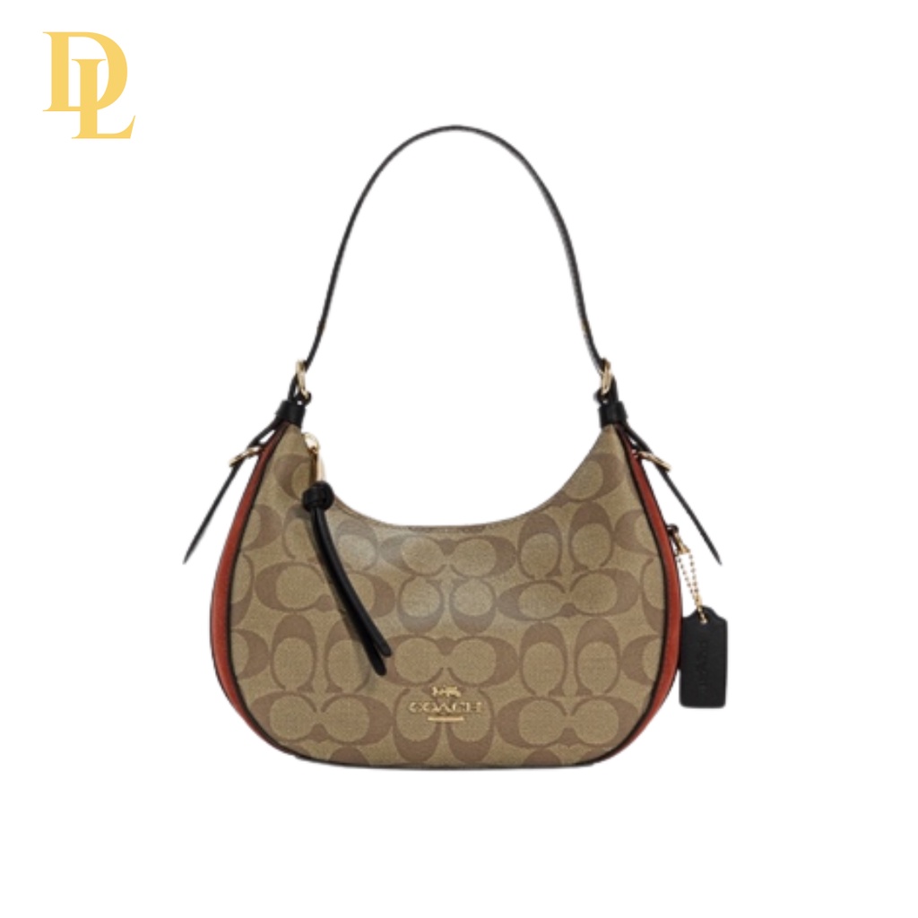 Coach Kleo Signature Hobo Khaki (C6809)