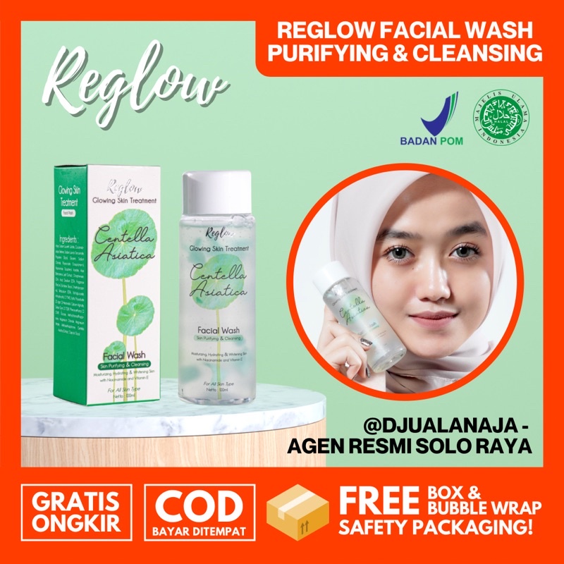 COD REGLOW AGEN RESMI GLOWING SKIN TREATMENT ORIGINAL BPOM - RE GLOW PERAWATAN WAJAH FACIAL WASH KRIM JERAWAT TONER MICELLAR-FACIAL WASH