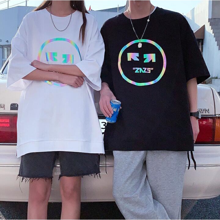 Korean Style kaos / T-Shirt Oversize Unisex ZNZ5 Katun Premium Impor (A128-2198)