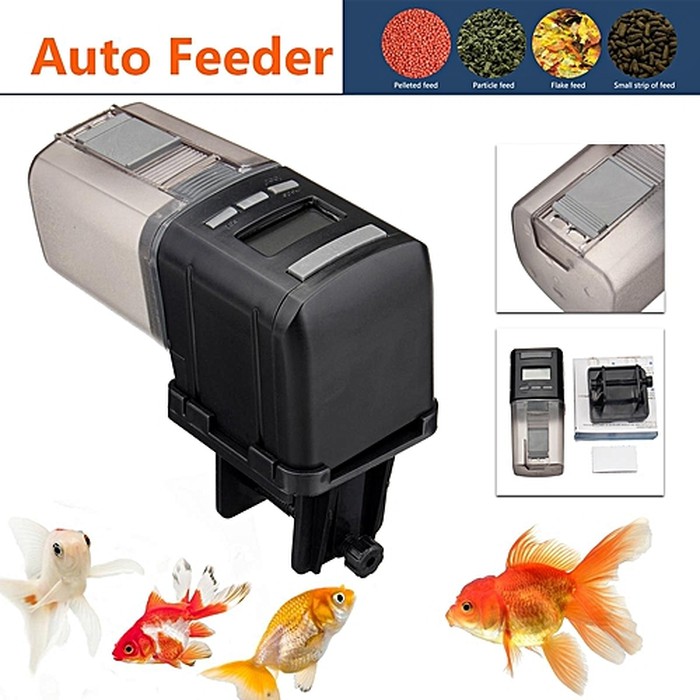 Aqua Feeder TOPKA Pakan Ikan Otomatis Food Timer Digital 24 Jam