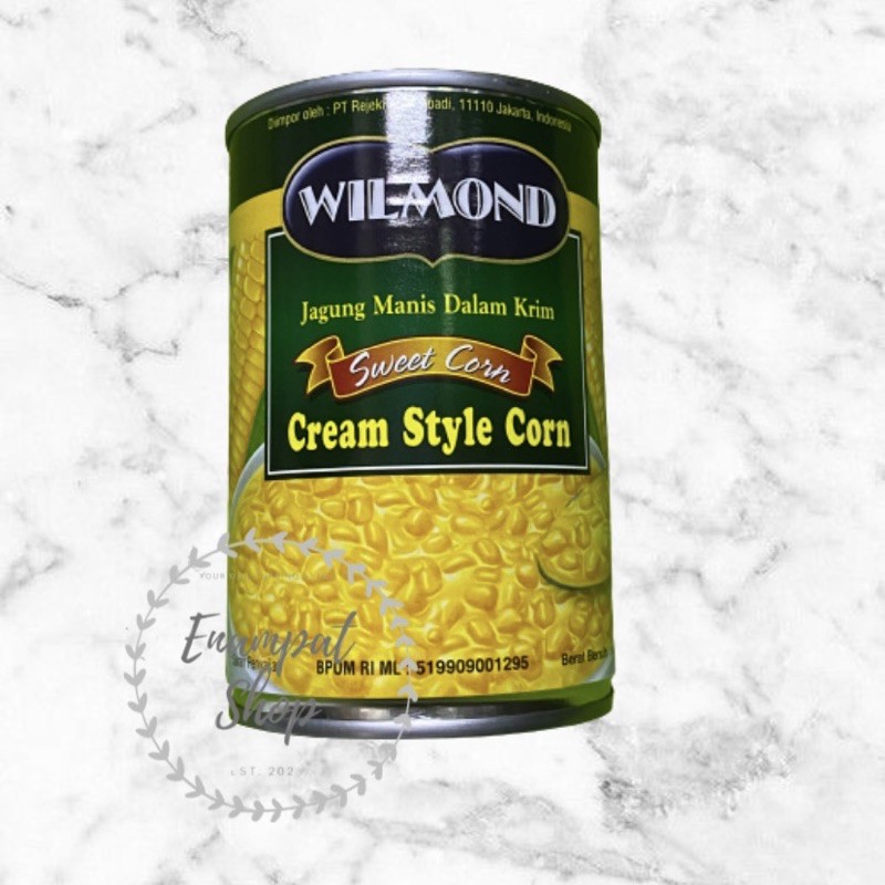 

Wilmond Cream Style Corn 410 gram